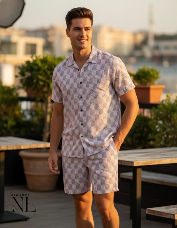 The Blush Lite Pink Printed Cord Set & Fashion Forward