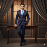 Stylish Deep Purple Plain 5 Piece Blazer Suit & Professional Wear