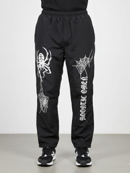 Best Black Parachute Baggy Trackpant For Men & Essential