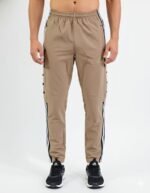 Classic cream parachute baggy lowers for men & elegant