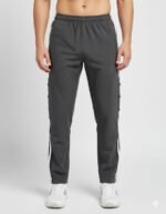 Classic dark grey parachute baggy lowers & charcoal grey