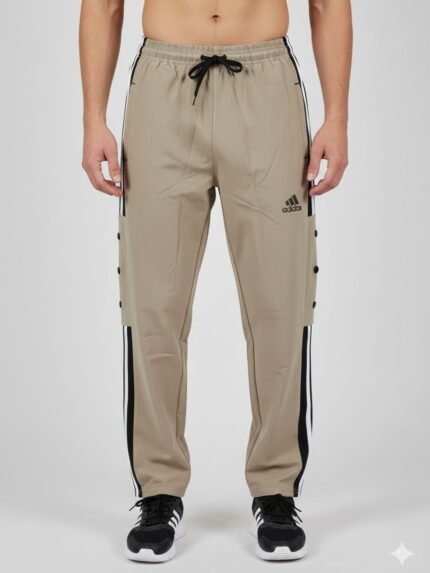 Stylish cream parachute baggy lowers for men & Premium