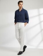 Classic Straight Fit White Formal Pant for Men Premium Quality