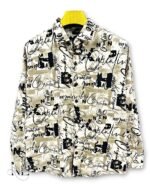 Stylish Best Full Printed Cream Shirt for Men