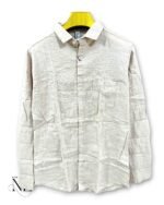 Best Classic Plain Cream Full Shirt For Men & Timeless Elegance