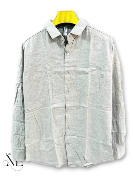 Best Classic Plain Lite Grey Full Shirt & Timeless Essential