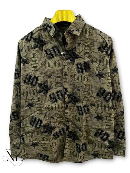 Classic Best Green Full Printed Shirt for Men Timeless Edition
