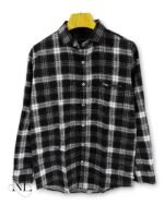 Elegance Black Checks Full Shirt for Men & Stylish