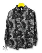 Best Jet Black Full Printed Shirt & Modern Designs