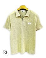Stylish Lite Yellow Plain Polo Half T-Shirt for Men & Fresh Look