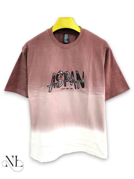 Trendy Lite Purple Printed Oversize T-Shirt & Fashion Graphic Tee