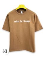 Trendy Cream Oversize Printed T-Shirt & Warm Streetwear