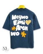 Trendy Royal Blue Oversize Printed T-Shirt & Vibrant Streetwear