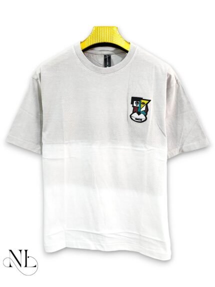 Trendy Lite Grey Printed Oversize T-Shirt for Men & Graphic Tee