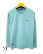 Classic Lite Green Plain Full T-Shirt & Versatile Casual Wear
