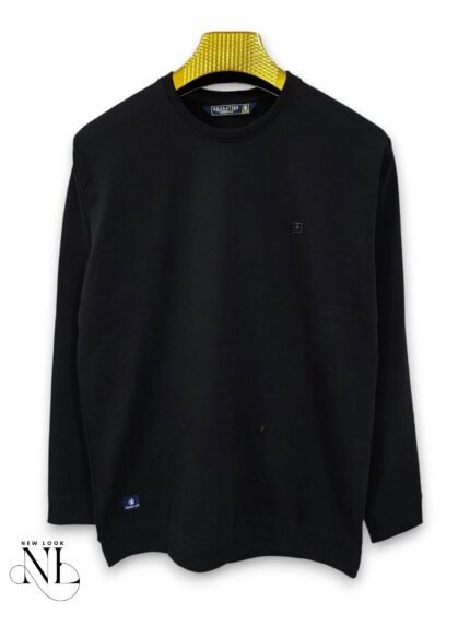 Classic Black Plain Full T-Shirt for Men & Wardrobe Essential