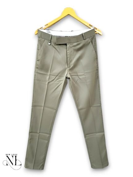 Trendy Olive Green Classic Formal Pants & Professional Style