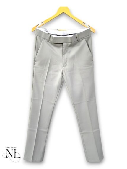 Classic Cream Formal Pants for Men & Timeless Elegance