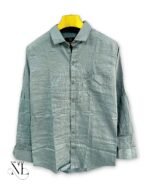 Trendy Classic Lite Green Full Shirt for Men & Premium