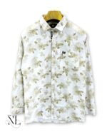 Best Printed White Full Shirt for Men & Royal Elegance