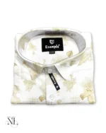 Best Printed White Full Shirt for Men & Royal Elegance