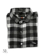 Elegance Black Checks Full Shirt for Men & Stylish