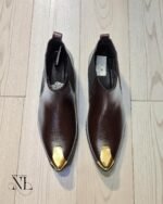 Chelsea Dark Brown Shoes for Men - Leather Chelsea Boots