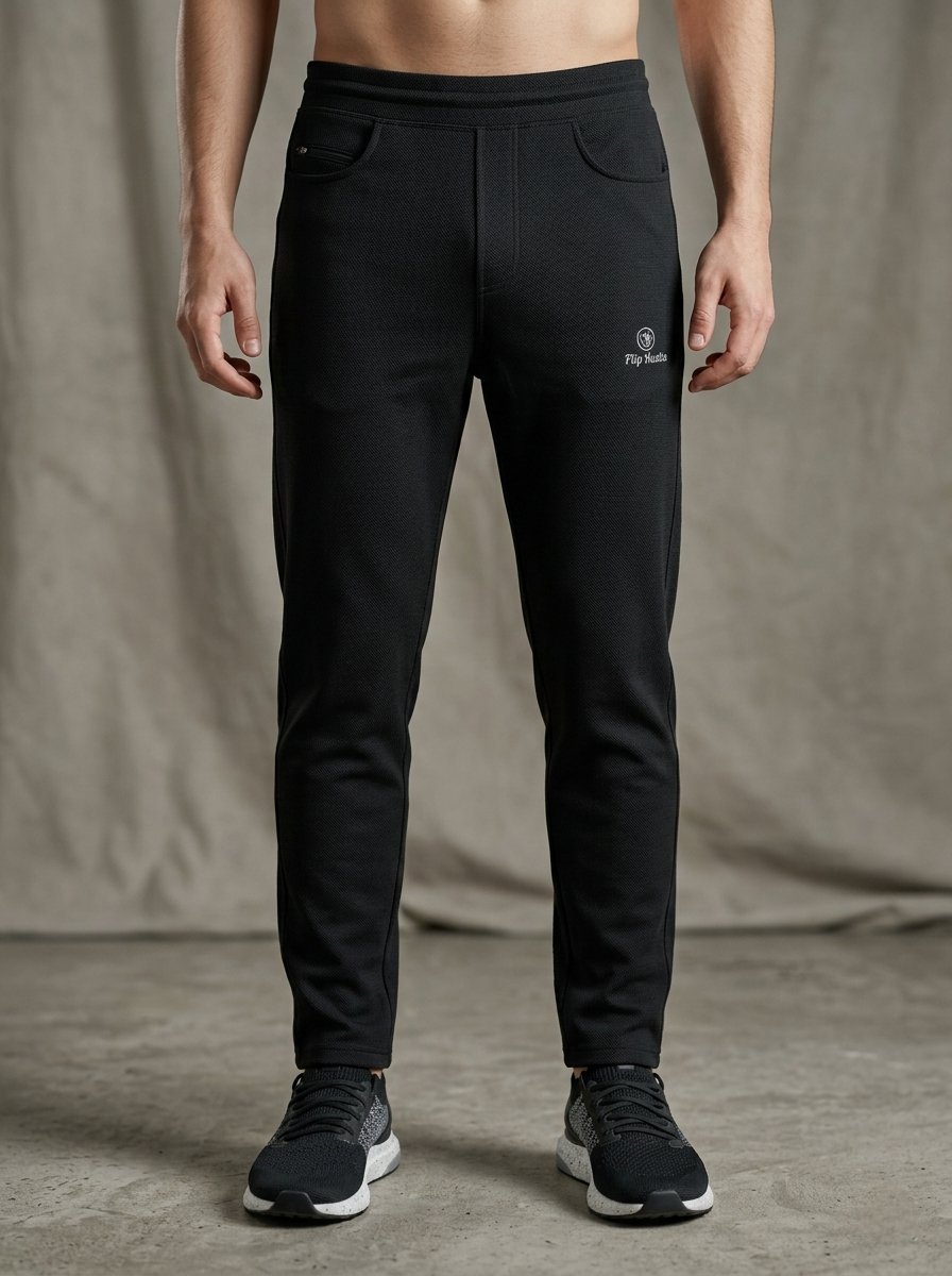 Buy Black Lycra Track Pant for Men Gym & Casual Buy Black Lycra Track Pant for Men Gym & Casual