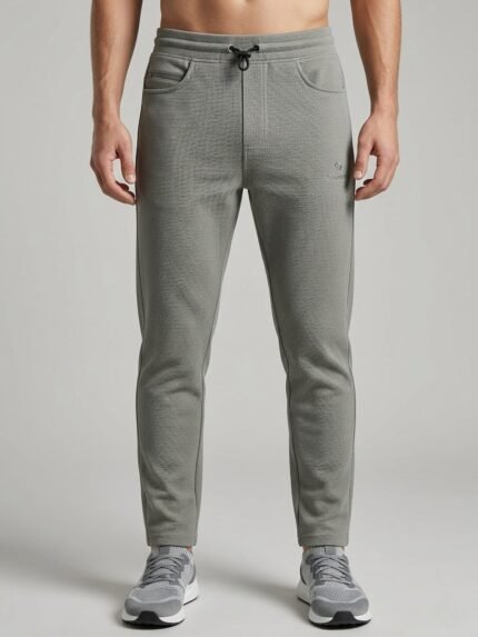 Buy Stylish Lite Green Lycra Track Pant for Men