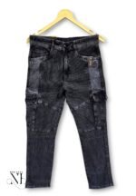 Stylish denim Deep Grey Cargo Pants for Men - Best Trousers