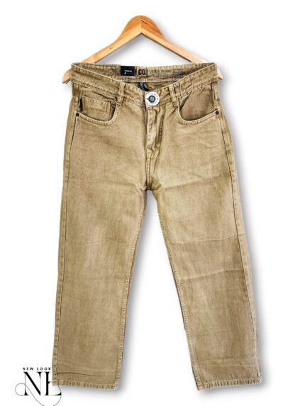 Denim Lite Brown Baggy Jeans for Men & Premium Relaxed