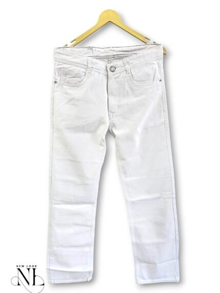 Stylish Cream Baggy Jeans for Men - Premium Casual Denim