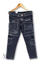 Classic Solid Dark Grey Cargo Pants for Men - Utility Trousers