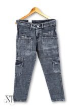 Classic Solid Lite Grey Cargo Pants for Men - Utility Trousers