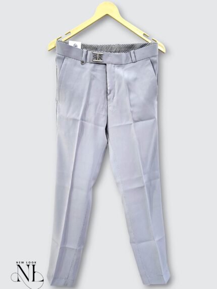 Trendy Lite Grey Korean Pants for Men K-Fashion Inspired