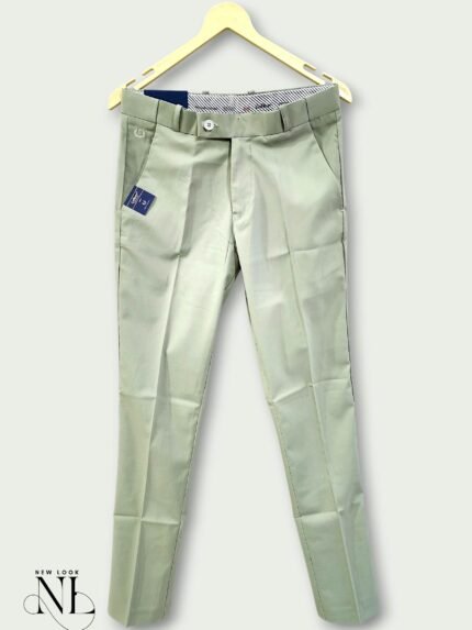 Classic Pista Green Formal Pants for Men Premium