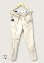 Stylish Cream Formal Pants for Men & Office Trousers