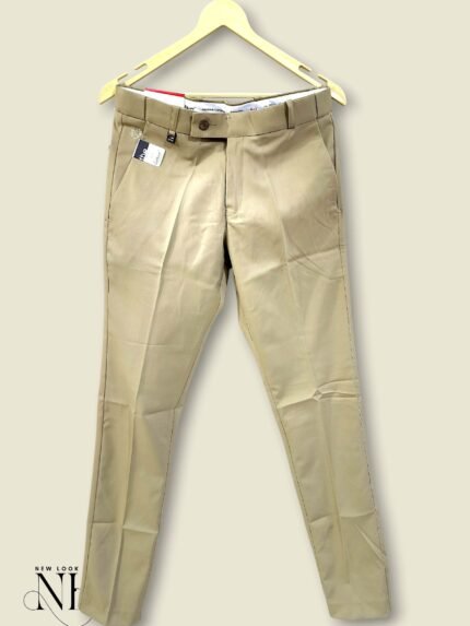 Stylish Cream Formal Pants for Men & Classic