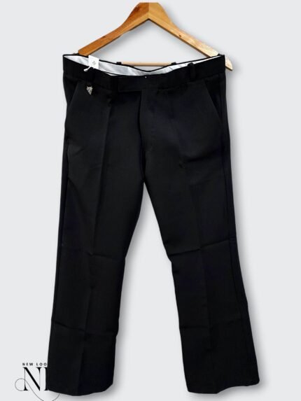 Stylish Boot Cut Black Pants for Men & Classic Western