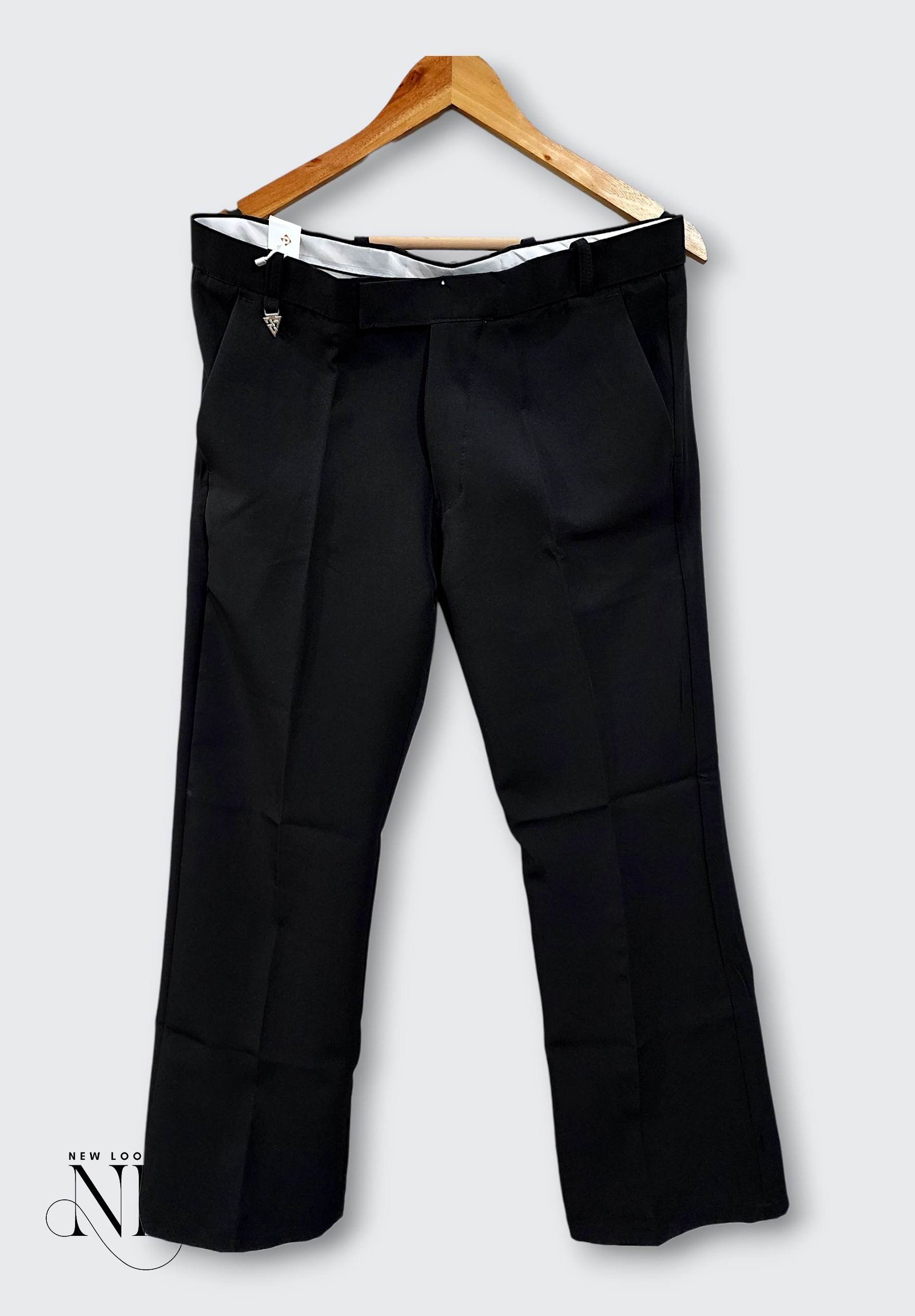 Stylish Boot Cut Black Pants for Men & Classic Western Stylish Boot Cut Black Pants for Men & Classic Western