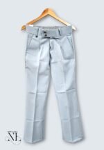 Stylish Lite Grey Boot Cut Pants for Men & Western Trousers