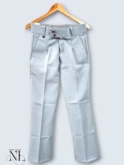 Stylish Lite Grey Boot Cut Pants for Men & Western Trousers