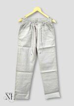 Stylish Cream Linen Pants for Men - Premium Trousers