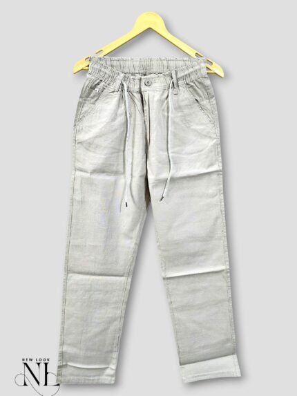 Stylish Cream Linen Pants for Men - Premium Trousers