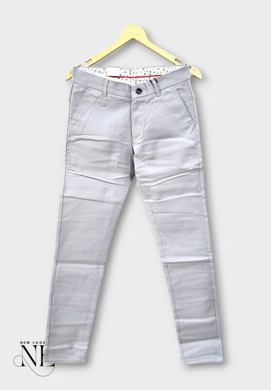 Lite Grey Formal Cotton Pants for Men & Versatile Office