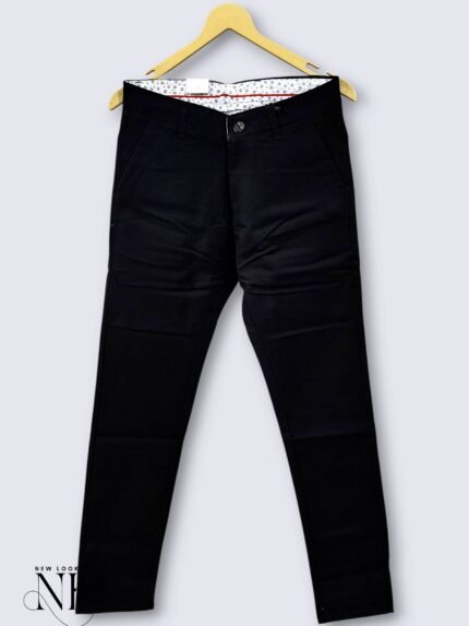 Premium Black Formal Cotton Pants for Men Classic Office
