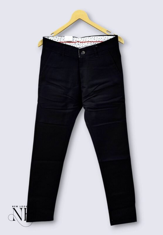 Premium Black Formal Cotton Pants for Men Classic Office