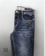 Straight Fit Dark Blue Basic Jeans for Men - Classic Denim