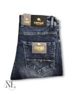 Straight Fit Dark Blue Basic Jeans for Men - Classic Denim
