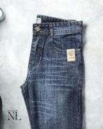Stylish Deep Blue Baggy Jeans for Men & Premium Solid